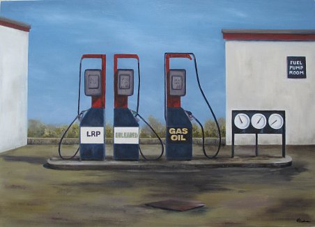 petrol station