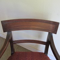 MAHOGANY CARVER ARMCHAIR