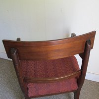 MAHOGANY CARVER ARMCHAIR