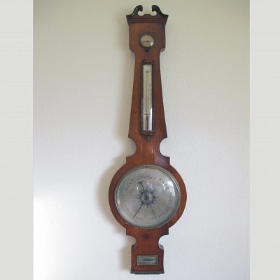 MAHOGANY BAROMETER