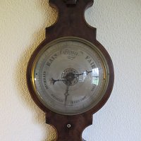 MAHOGANY BAROMETER