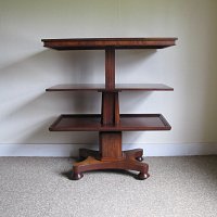 MAHOGANY THREE TIER BUFFET