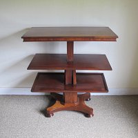 MAHOGANY THREE TIER BUFFET