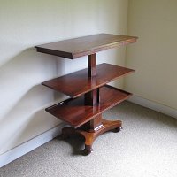 MAHOGANY THREE TIER BUFFET