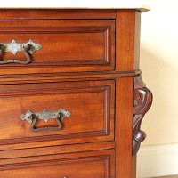 FRENCH MAHOGANY CHEST OF DRAWERS c.1900