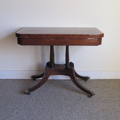 MAHOGANY CARD TABLE