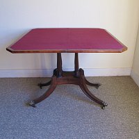 MAHOGANY CARD TABLE