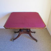 MAHOGANY CARD TABLE