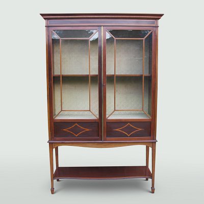 MAHOGANY DISPLAY CABINET