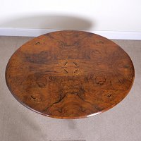 VICTORIAN WALNUT INLAID CENTRE TABLE