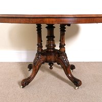 VICTORIAN WALNUT INLAID CENTRE TABLE