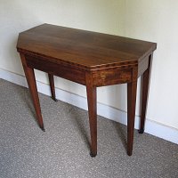 MAHOGANY TEA TABLE