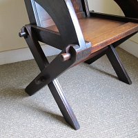 OAK GLASTONBURY CHAIR