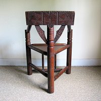 OAK TURNERS CHAIR