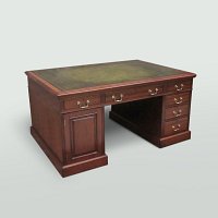 MAHOGANY PARTNERS DESK