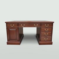 MAHOGANY PARTNERS DESK