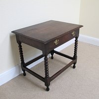 OAK SIDE TABLE - (GEORGIAN)