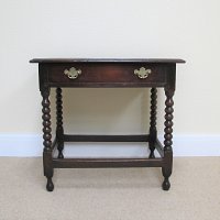 OAK SIDE TABLE - (GEORGIAN)