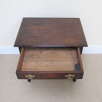 OAK SIDE TABLE - (GEORGIAN)