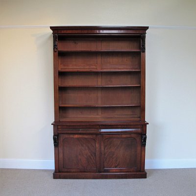 MAHOGANY LIBRARY BOOKCASE