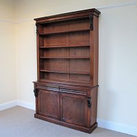 MAHOGANY LIBRARY BOOKCASE