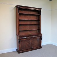 MAHOGANY LIBRARY BOOKCASE