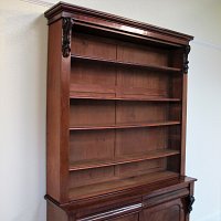 MAHOGANY LIBRARY BOOKCASE