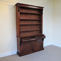 MAHOGANY LIBRARY BOOKCASE