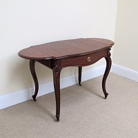 FRENCH MAHOGANY DROP FLAP CENTRE TABLE