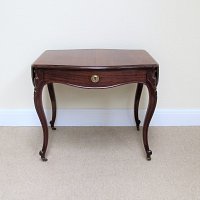 FRENCH MAHOGANY DROP FLAP CENTRE TABLE