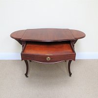 FRENCH MAHOGANY DROP FLAP CENTRE TABLE