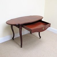 FRENCH MAHOGANY DROP FLAP CENTRE TABLE