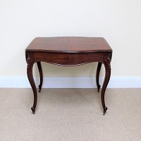 FRENCH MAHOGANY DROP FLAP CENTRE TABLE