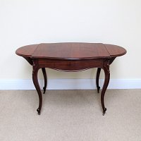 FRENCH MAHOGANY DROP FLAP CENTRE TABLE