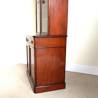 VICTORIAN LIBRARY BOOKCASE OF SMALL PROPORTIONS