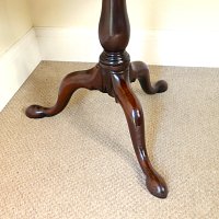 GEORGIAN MAHOGANY BIRDCAGE TRIPOD TABLE