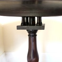 GEORGIAN MAHOGANY BIRDCAGE TRIPOD TABLE