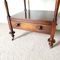 ROSEWOOD THREE TIER WHATNOT c.1840