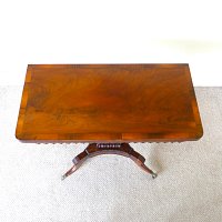 REGENCY MAHOGANY TEA TABLE