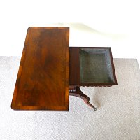 REGENCY MAHOGANY TEA TABLE