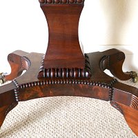 REGENCY MAHOGANY TEA TABLE